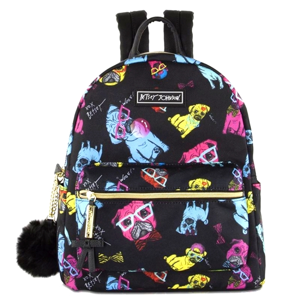 Betsy Johnson Pug Mini Backpack